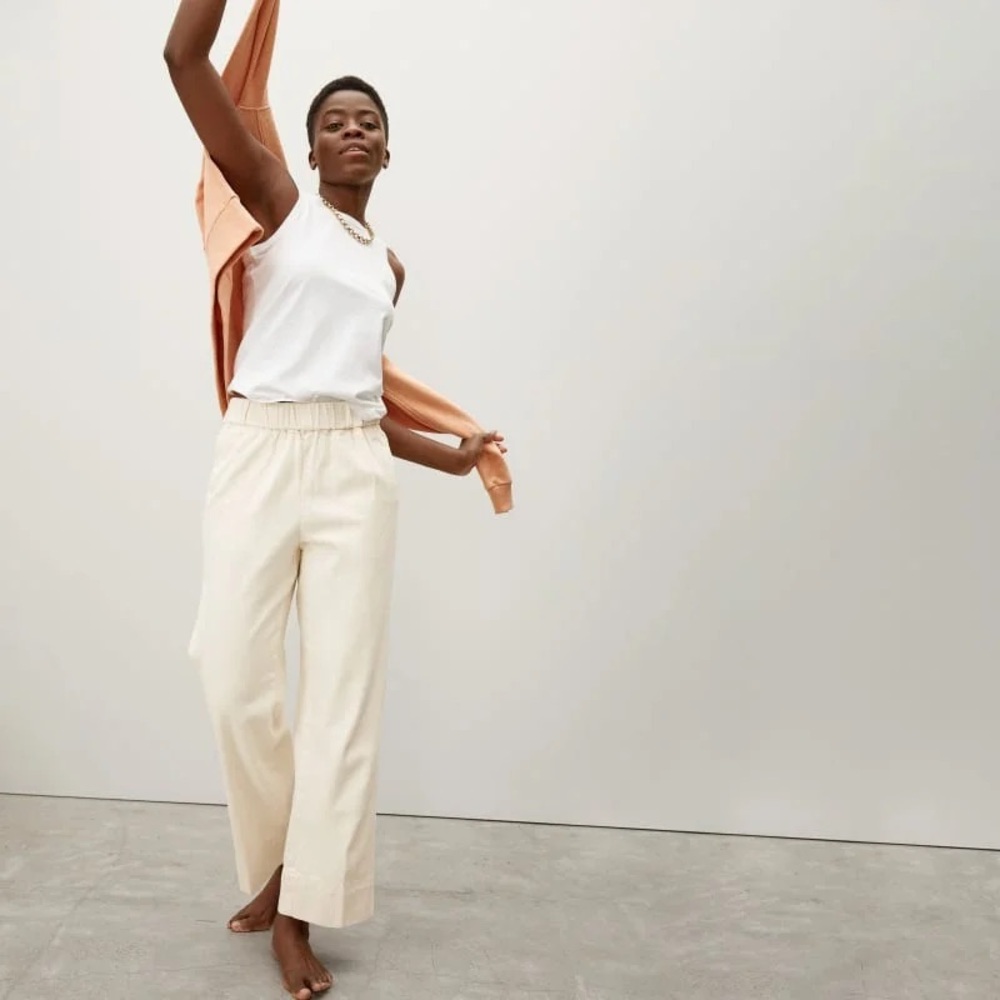 Everlane Women's Easy Pant in Canvas